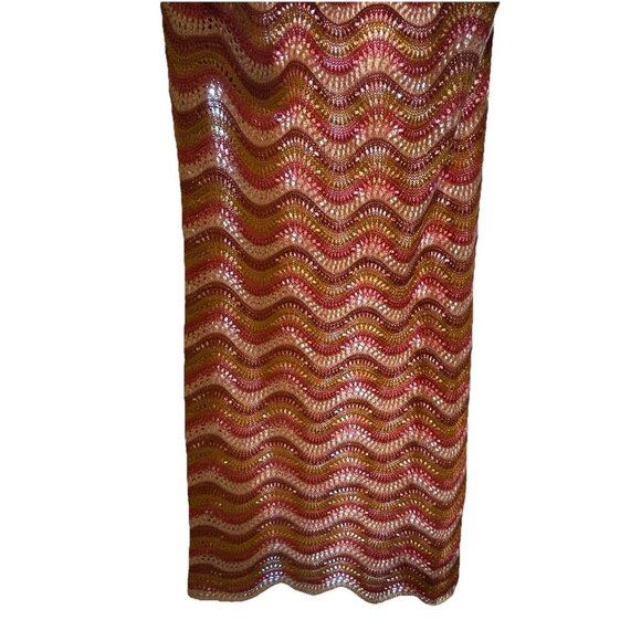 Jolie & Joy by FCT w Love Crochet Mini Dress, Size 2X, Bow Casual Vacation - Picture 7 of 8